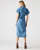 TORI DRESS DENIM LIGHT BLUE