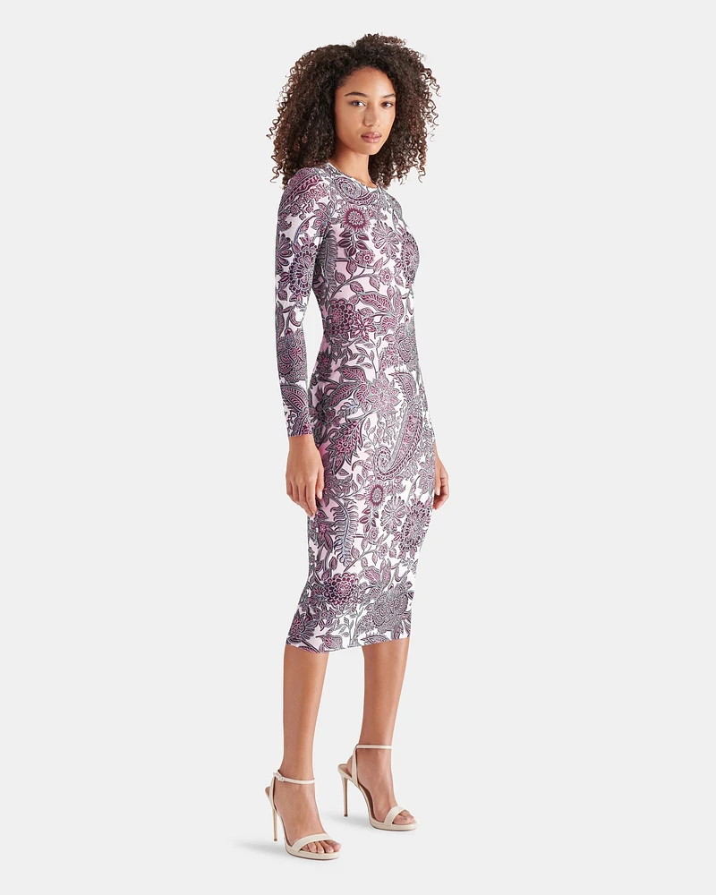 HAILEE DRESS BURGUNDY