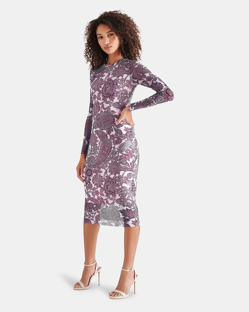HAILEE DRESS BURGUNDY