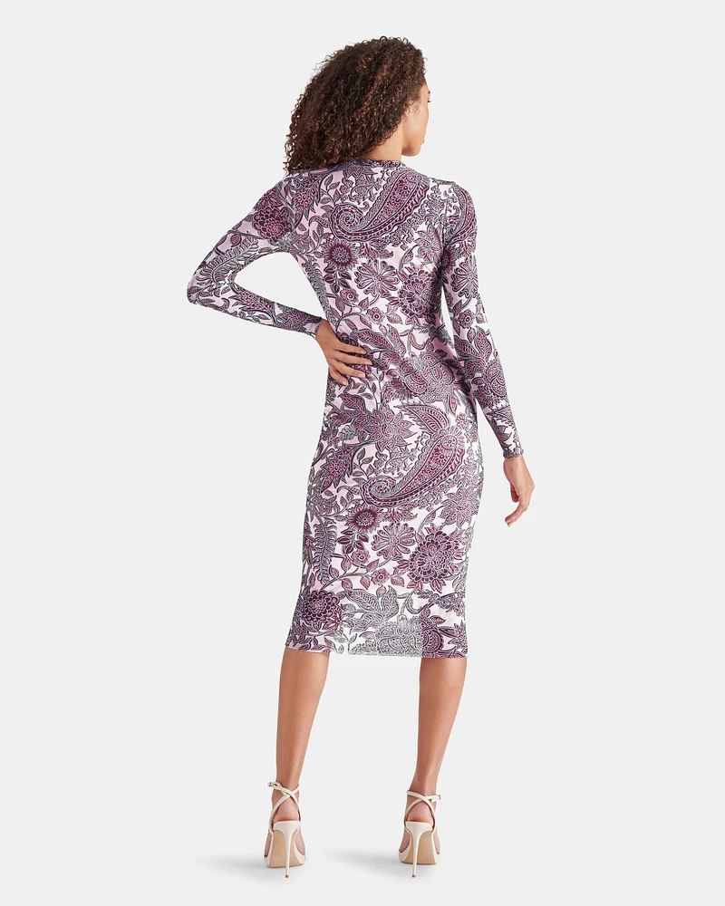 HAILEE DRESS BURGUNDY