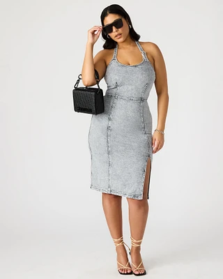 GIA DRESS LIGHT GREY