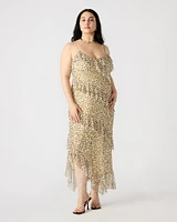 AIDA DRESS LEOPARD TAN MULTI