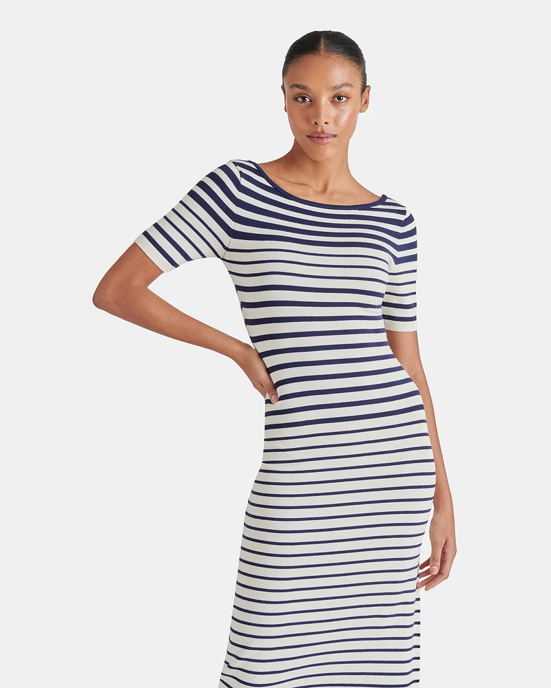 SELAH DRESS IVORY MULTI