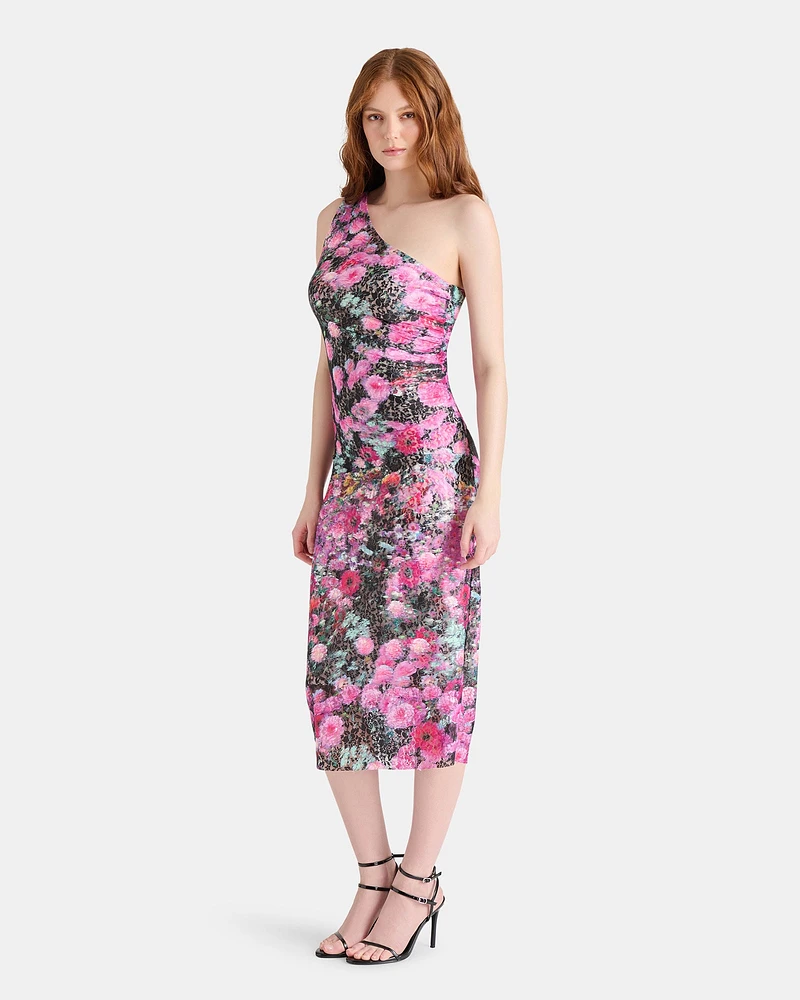 SACHA DRESS BLACK MULTI