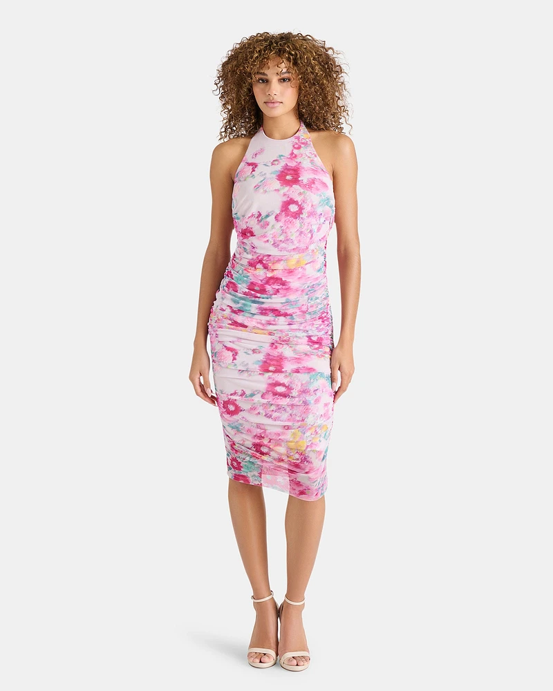 LEA DRESS PINK MULTI