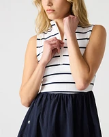 LYON DRESS STRIPED BLUE MULTI