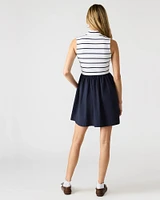 LYON DRESS STRIPED BLUE MULTI