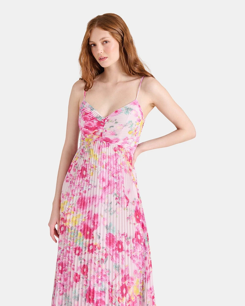 RAY DRESS PINK MULTI