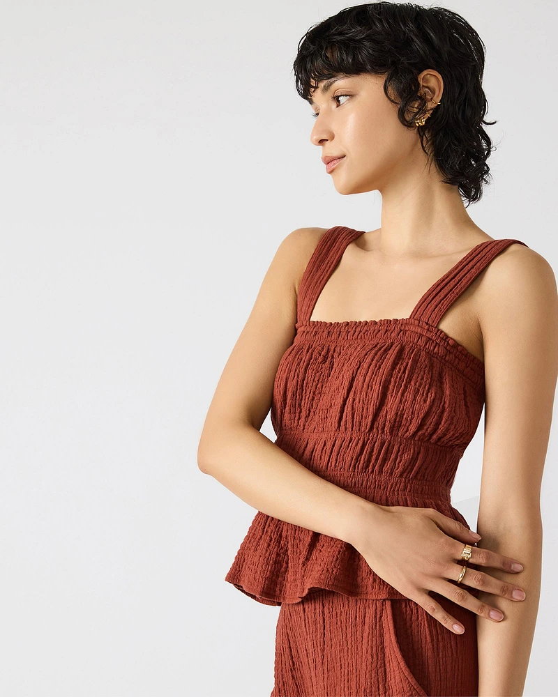 GABRIELLE TOP RUST