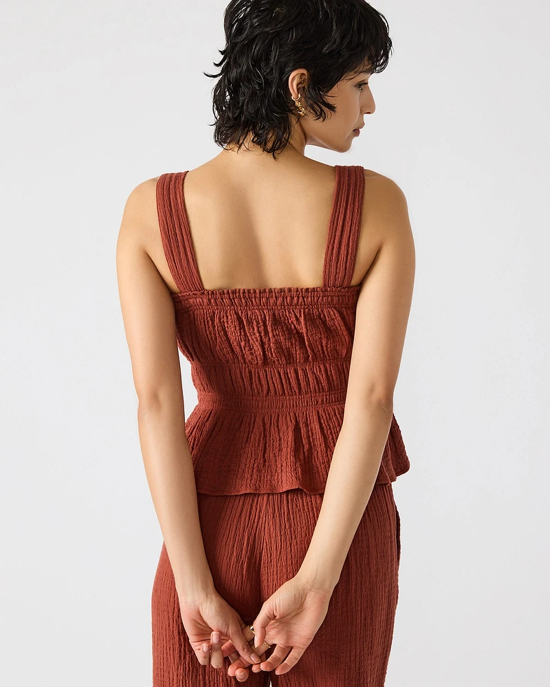 GABRIELLE TOP RUST