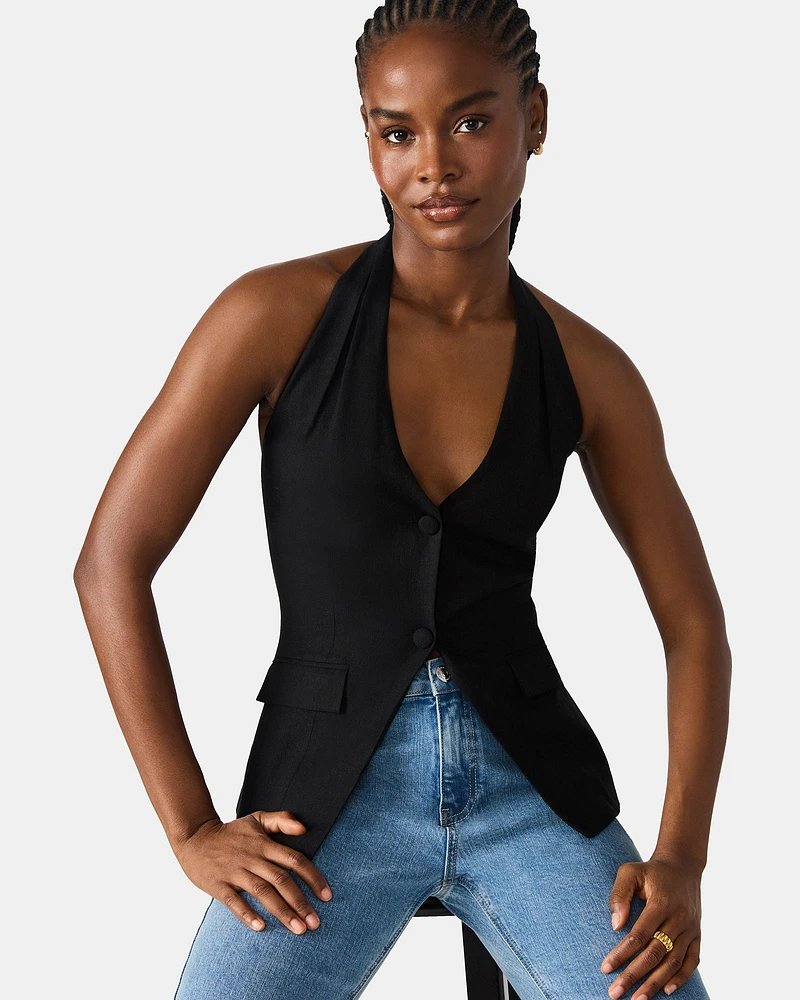 BRIELLE VEST BLACK