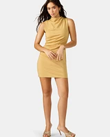 MO MINI DRESS TAN