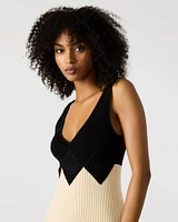 PRUNELLA DRESS BLACK MULTI