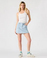 CHERI DENIM SKIRT BLUE