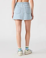 CHERI DENIM SKIRT BLUE