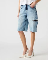 THE SLIT BARREL SHORT BLUE