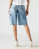 THE SLIT BARREL SHORT BLUE