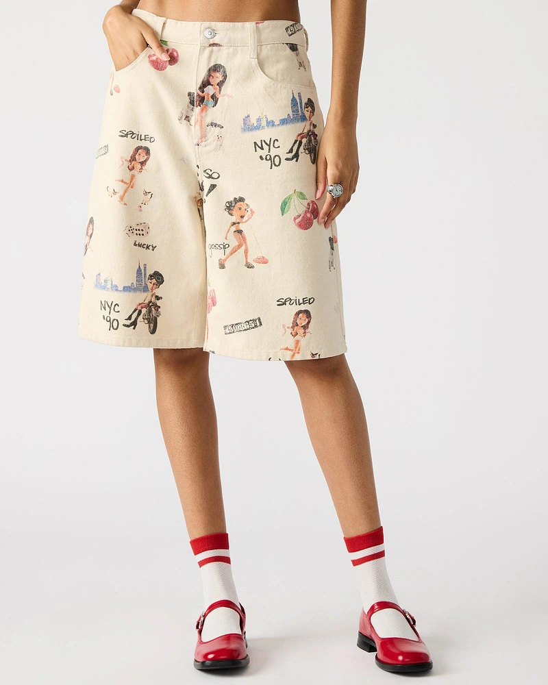 MAGDALEN JEAN SHORT MULTI