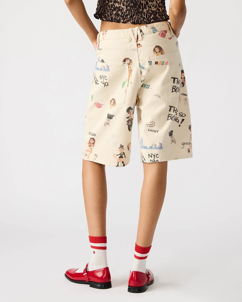 MAGDALEN JEAN SHORT MULTI