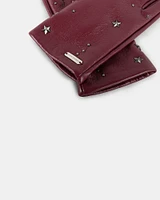 GRETA GLOVES BURGUNDY