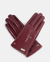 GRETA GLOVES BURGUNDY