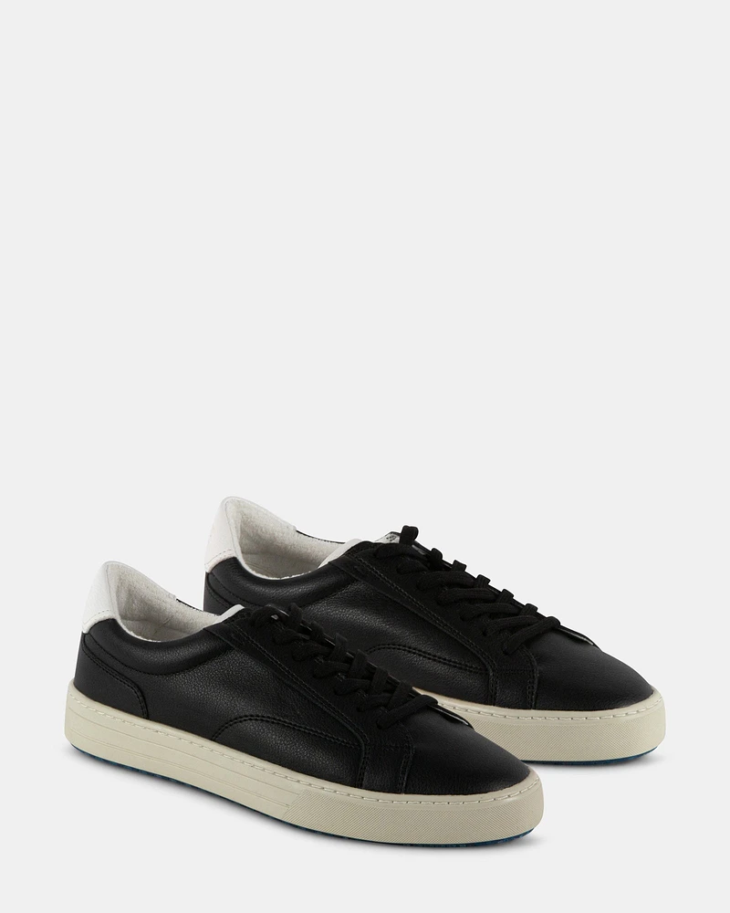 XAVVIER BLACK-WHITE LEATHER