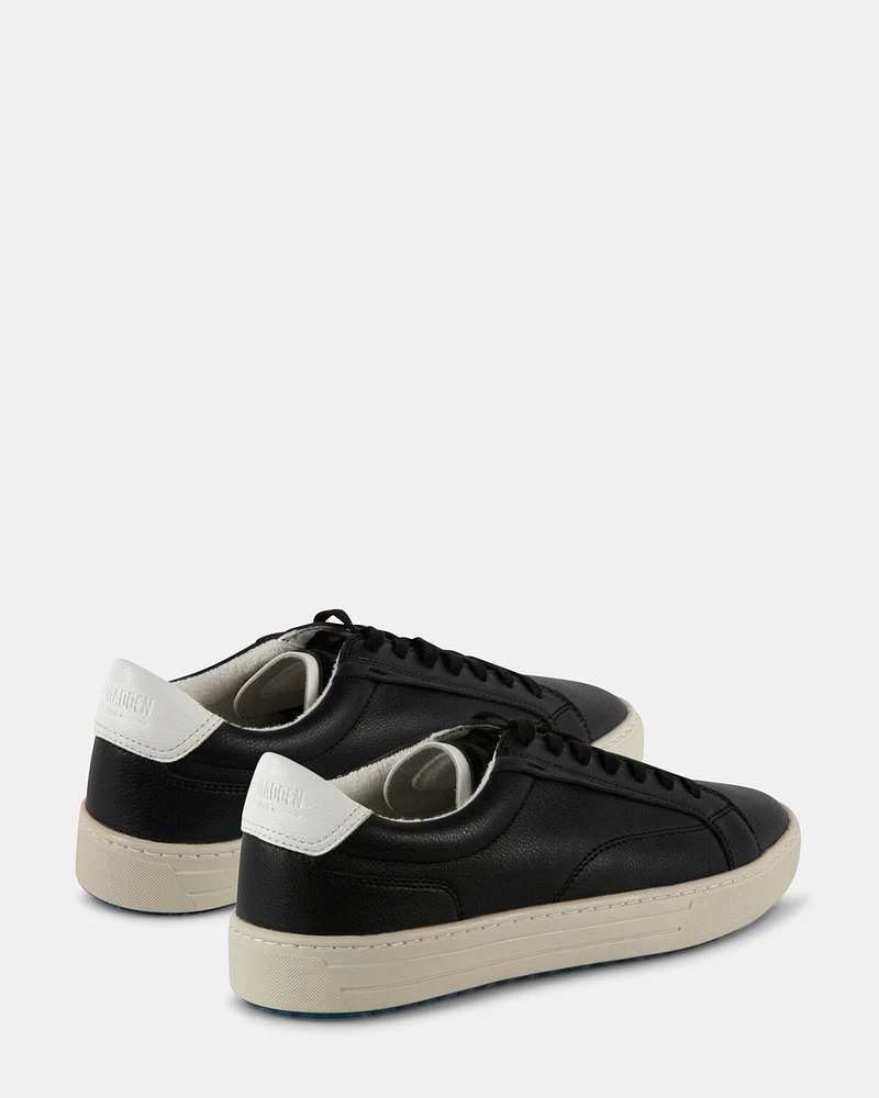 XAVVIER BLACK-WHITE LEATHER