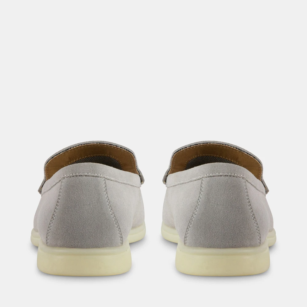 CALIBERR LIGHT GREY SUEDE
