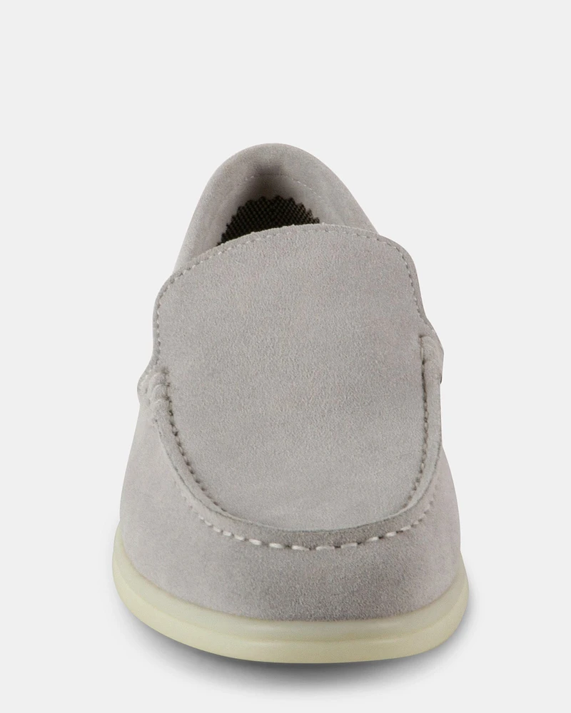CALIBERR LIGHT GREY SUEDE
