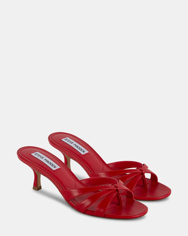 CARY RED LEATHER