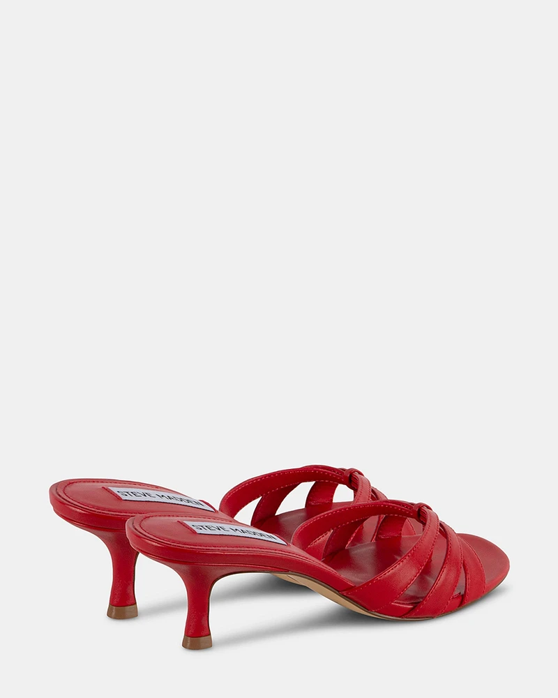 CARY RED LEATHER