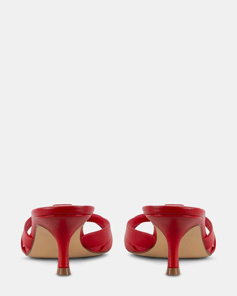 CARY RED LEATHER