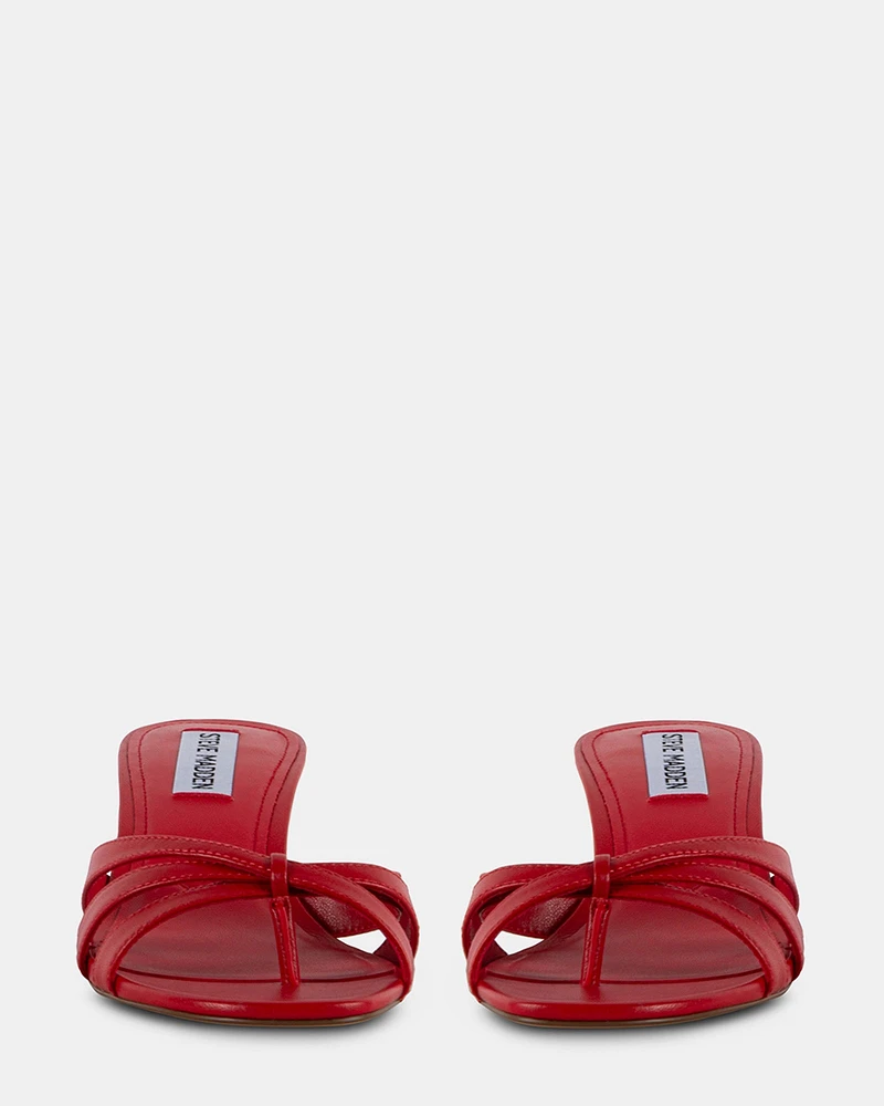 CARY RED LEATHER