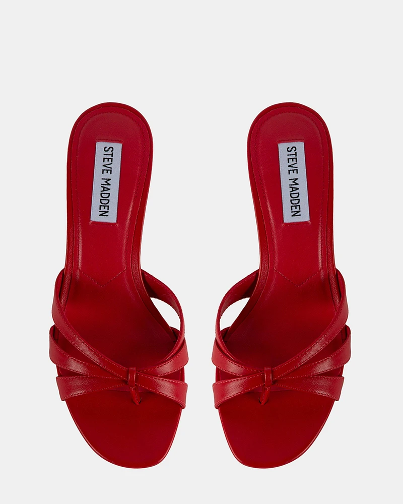 CARY RED LEATHER