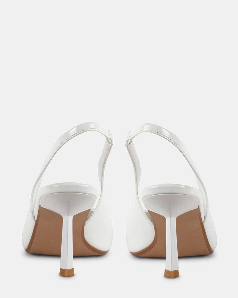 DELVA WHITE PATENT