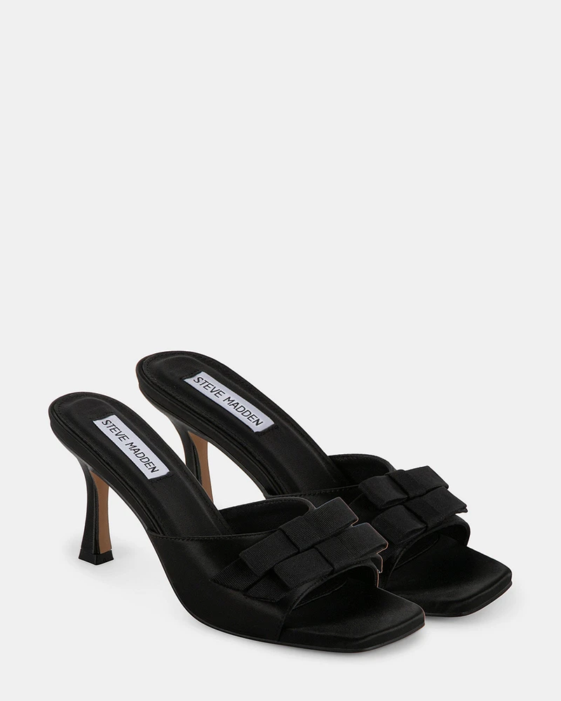 DETACH BLACK SATIN