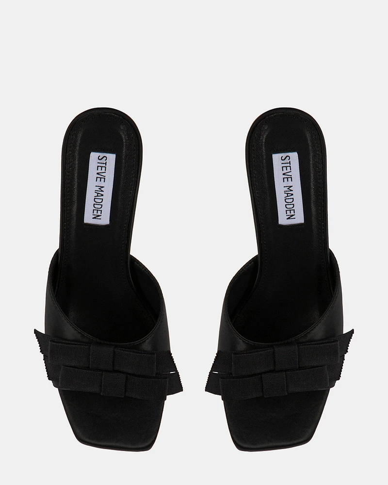 DETACH BLACK SATIN