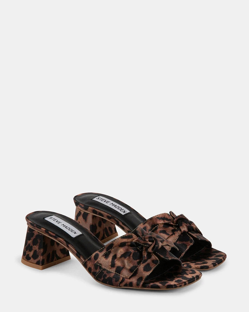 BABE LEOPARD SATIN