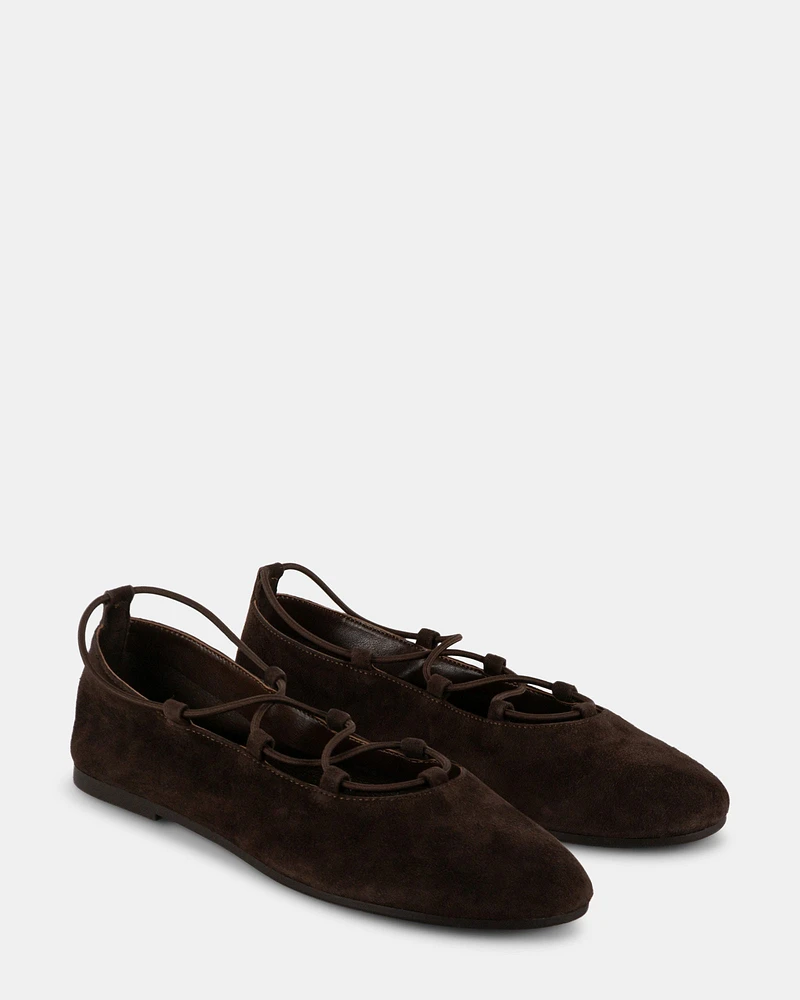 BOMBSHELL BROWN SUEDE