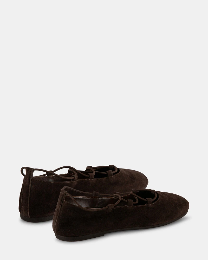 BOMBSHELL BROWN SUEDE
