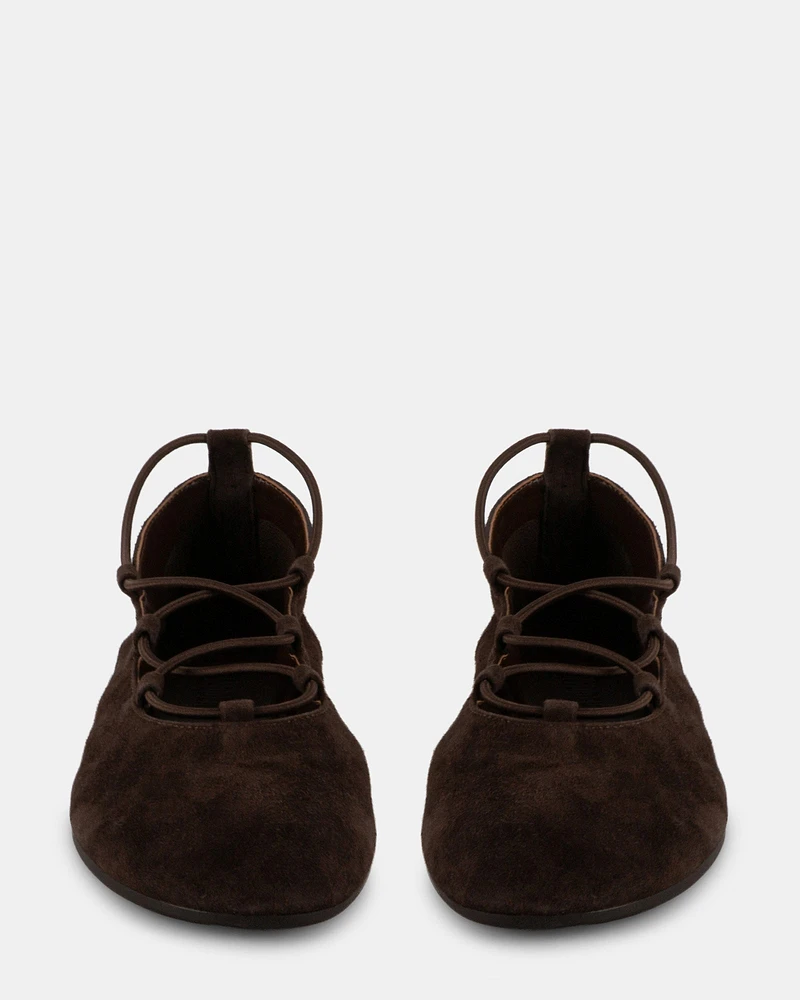 BOMBSHELL BROWN SUEDE