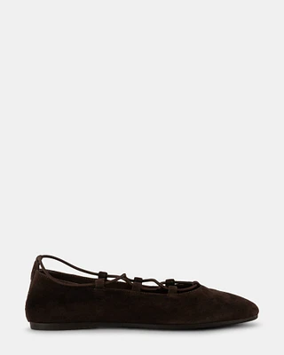 BOMBSHELL BROWN SUEDE