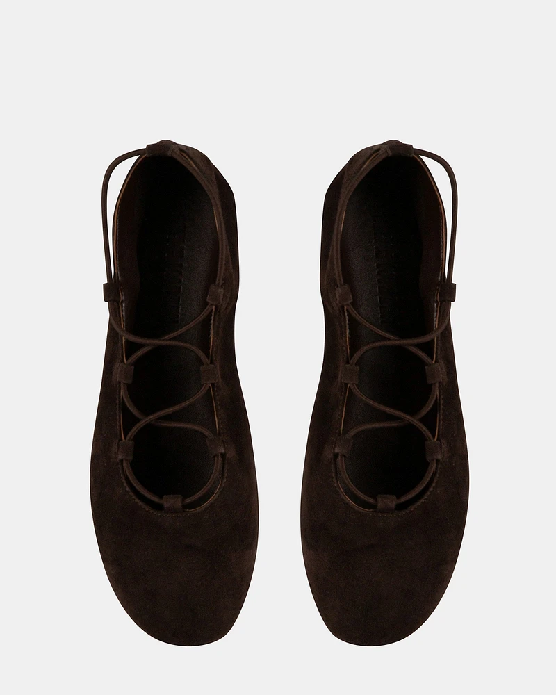 BOMBSHELL BROWN SUEDE