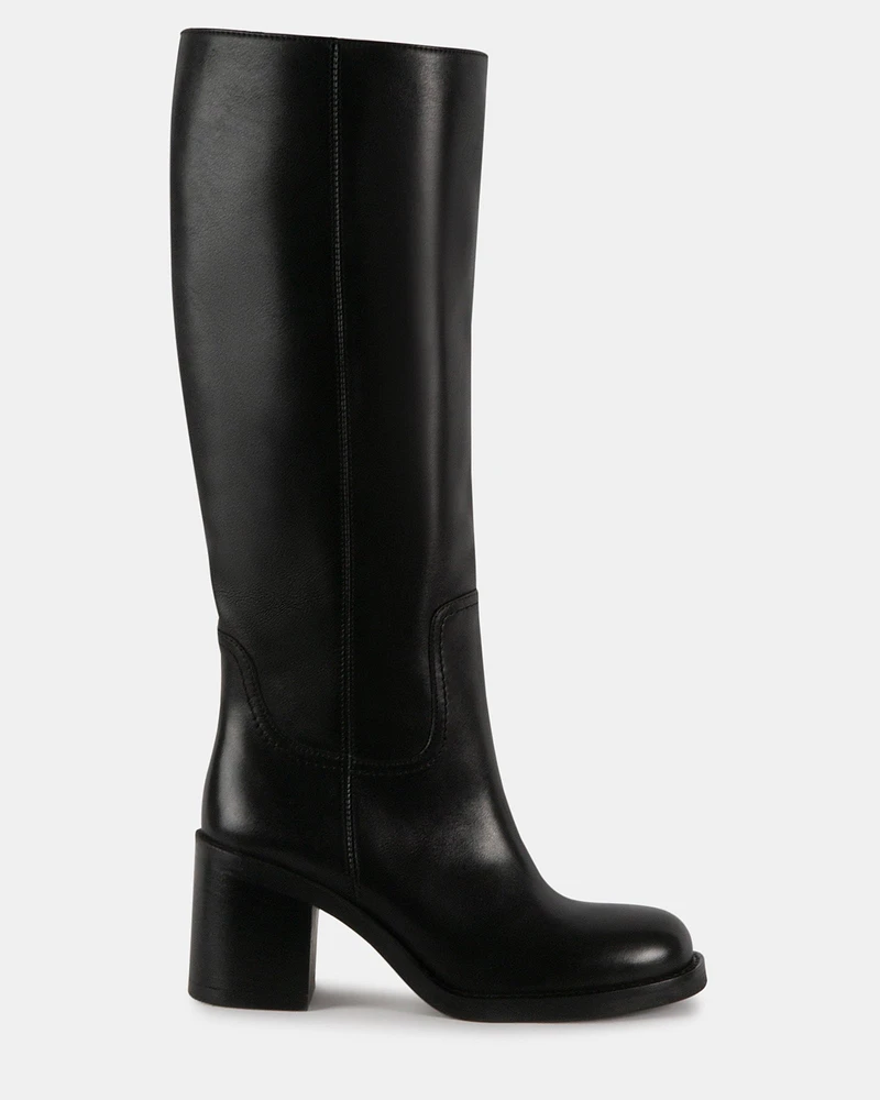 MIRACLE BLACK LEATHER
