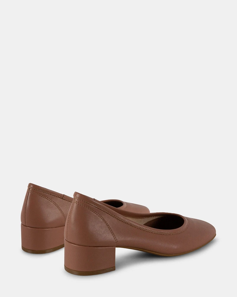 MOLLIE TAUPE LEATHER