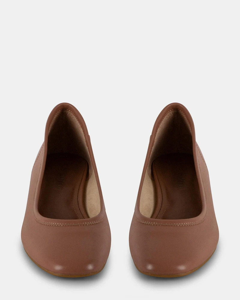 MOLLIE TAUPE LEATHER