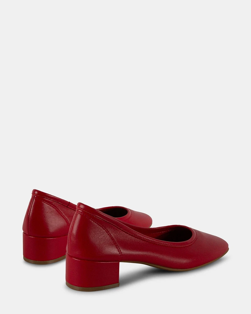 MOLLIE RED LEATHER