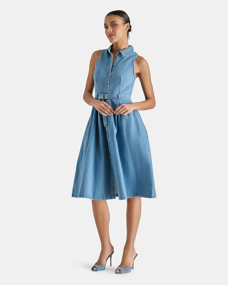MARY DRESS DENIM