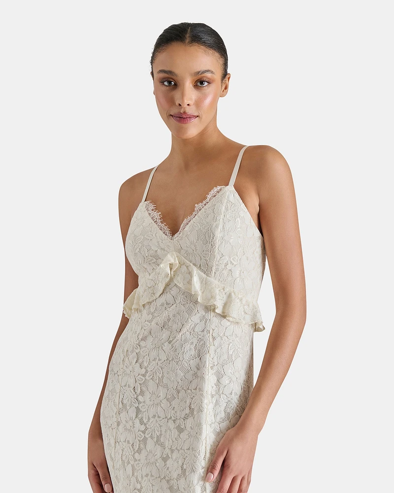 GRACIE DRESS WHITE