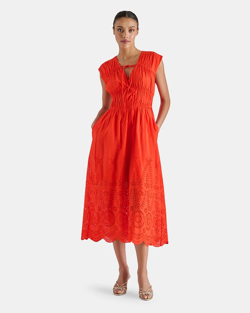 CLEMENTINA DRESS ORANGE